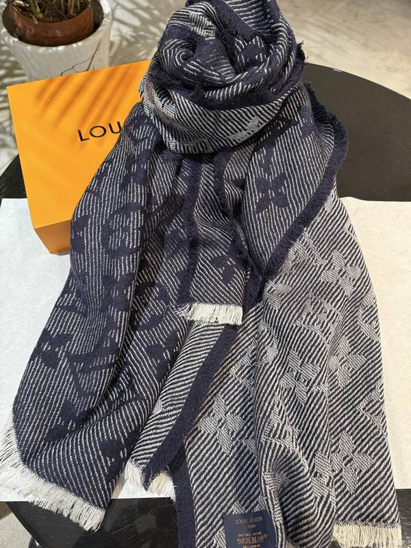 LV scarf 70X200cm 70%羊毛30%真丝 E122109